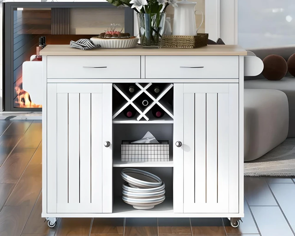 freestanding kitchen island with seating